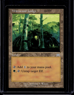 Wirewood Lodge, English Onslaught MTG Magic The Gathering LP - Image 1