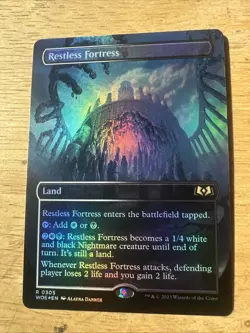 Restless Fortress (FOIL) x1 - MTG Wilds of Eldraine WOE #305 - Image 1