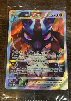‼Lucario Vstar SWSH291 Scarlet & Violet Black Star Promo Pokemon TCG Sealed - Image 1