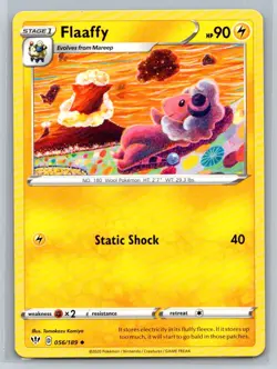 Flaaffy #056/189 SWSH03: Darkness Ablaze Uncommon - Pokemon Cards E14 - Image 1