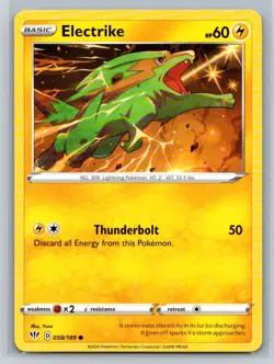 Electrike #058/189 SWSH03: Darkness Ablaze Common - Pokemon Cards E14 - Image 1