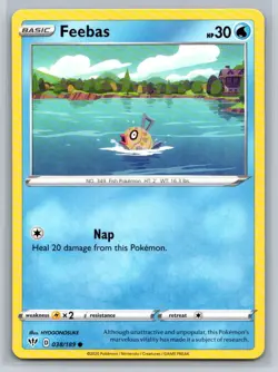 Feebas #038/189 SWSH03: Darkness Ablaze Common - Pokemon Cards E11 - Image 1