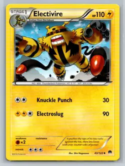 Electivire #43/122 XY - BREAKpoint Uncommon - Pokemon Cards E14 - Image 1