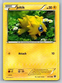 Joltik #41/114 XY - Steam Siege Common - Pokemon Cards E14 - Image 1
