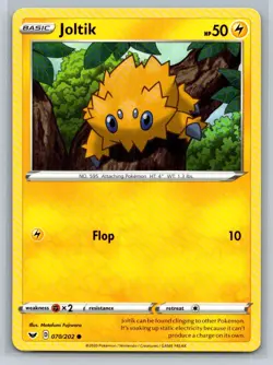 Joltik #070/202 SWSH01: Sword & Shield Base Set Common - Pokemon Cards E14 - Image 1