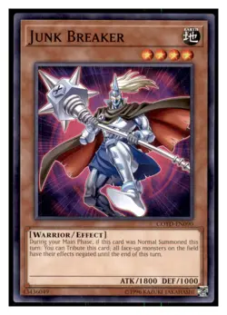 Yugioh Junk Breaker #COTD-EN090 Code of the Duelist LP - Image 1