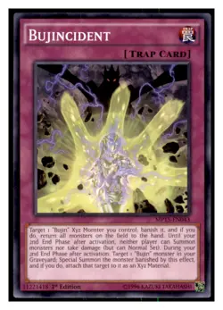 Yugioh Bujincident #MP15-EN043 2015 Mega-Tins Mega Pack LP - Image 1
