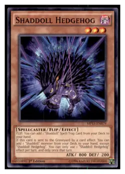 Yugioh Shaddoll Hedgehog #MP15-EN079 2015 Mega-Tins Mega Pack LP - Image 1