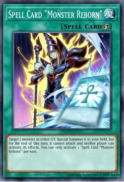 Yugioh! Spell Card “Monster Reborn” MP25-EN006 Mega Pack STARLIGHT Rare - Image 1