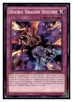 Yugioh Double Dragon Descent #MP15-EN039 2015 Mega-Tins Mega Pack LP - Image 1