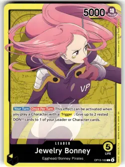 One Piece Carrying On His Will Card OP13-100 Jewelry Bonney - Image 1