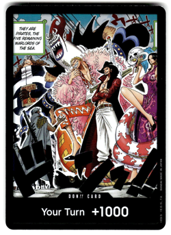 One Piece 500 Years in the Future Card DON!! Foil Alternate Art - Image 1
