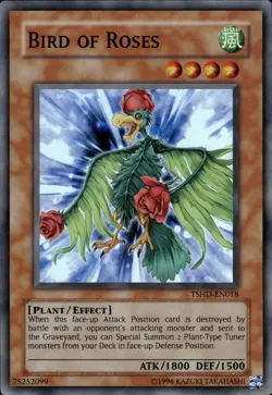 Bird Of Roses - Super Rare TSHD-EN018 - LP - YuGiOh - Image 1