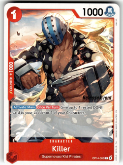 One Piece Promotion Release Event Card OP14-005 Killer - Image 1