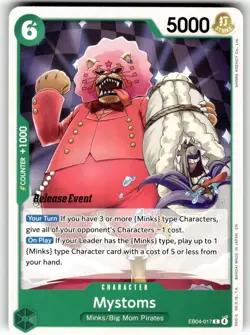 One Piece Promotion Release Event Card EB04-017 Mystoms - Image 1