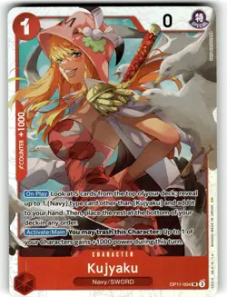 One Piece A Fist of Divine Speed Card OP11-004 Kujyaku - Image 1