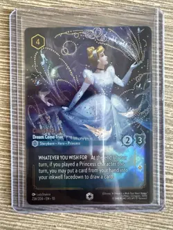 2025 DISNEY LORCANA EN 10-WHISPERS IN THE WELL ENCHANTED #236 CINDERELLA - Image 1