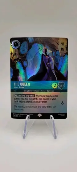 Disney Lorcana TCG: The Queen-Mirror Seeker 219/204 Epic - Fabled - NM - Image 1