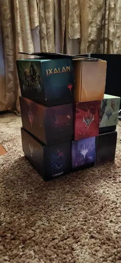 Lot of 8 MTG Magic The Gathering Empty Card Storage Bundle Boxes Collectible 🔥 - Image 1