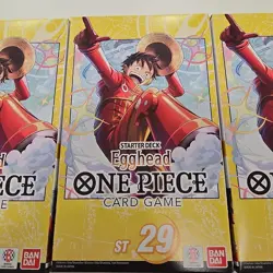 ONE PIECE CARD GAME EGGHEAD STARTER DECK ST-29 BRAND NEW SEALED (x4) - Image 4