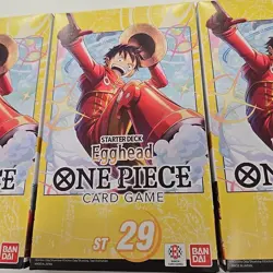 ONE PIECE CARD GAME EGGHEAD STARTER DECK ST-29 BRAND NEW SEALED (x4) - Image 5