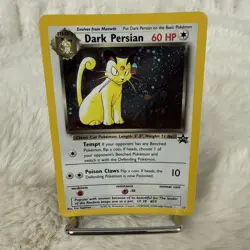 Dark Persian Pokemon Card WOTC Black Star Promo #17 Holo 2000 NM - Image 2