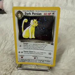 Dark Persian Pokemon Card WOTC Black Star Promo #17 Holo 2000 NM - Image 3