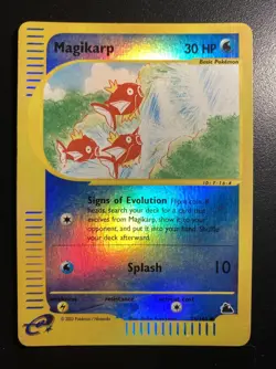 Pokemon Card-Magikarp-Reverse Holo-Skyridge-75/144-ENG-Excelllent - Image 1