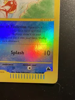 Pokemon Card-Magikarp-Reverse Holo-Skyridge-75/144-ENG-Excelllent - Image 5