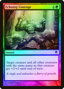 Echoing Courage FOIL Darksteel PLD Green Common MAGIC GATHERING CARD ABUGames - Image 1