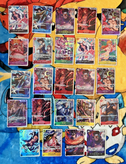 One Piece TCG Japanese SR Card Lot of 24 NM/M - Image 1