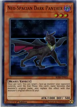 Neo-Spacian Dark Panther Ultra Rare BLRR-EN052 Damaged - Crease on card - Image 1