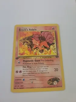 Pokemon Brock's Vulpix Basic Pokemon Card 37/132 - Image 3