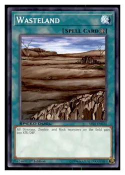 Yugioh Wasteland #SBLS-EN036 Speed Duel: Arena of Lost Souls LP - Image 1
