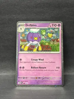 Pokemon TCG Drifblim 006 Mega Evolutions Black Star Promo Holo Card Cosmo - Image 1