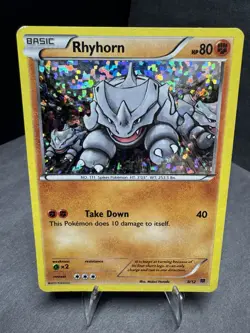 Pokemon TCG: Rhyhorn 8/12 Holo McDonald’s Collection Promo Card - Image 2