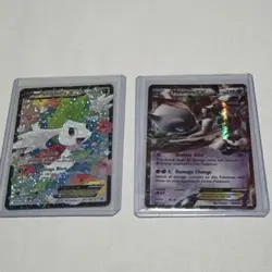 Shaymin EX & Mewtwo EX Pokemon TCG XY Holo Card Lot - 2 Cards - Image 1