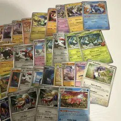 Pokemon TCG Card Lot Zacian Palafin Scizor Okidogi Miraidon Regular English - Image 4