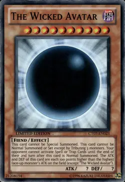 The Wicked Avatar - Super Rare Limited Edition CT07-EN023 - MP - YuGiOh - Image 1