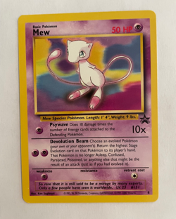 Mew #8 Black Star Promo Rare Vintage Pokemon Card - NM - Image 1