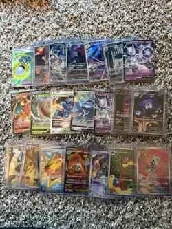 Pokemon TCG 21 Card Lot Of Full Arts & V’s Etc Japanese Various Sets NM - Image 1