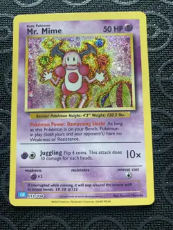 Mr. Mime 013/034 Trading Card Game Classic Holo - Image 1