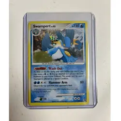 Pokemon Swampert Holo Rare Great Encounters 9/106 130 HP Stage 2 Card - Image 1