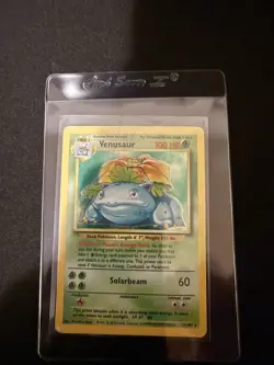 Pokemon TCG Venusaur Base Set Holo Unlimited Rare Card 15/102 - Image 1