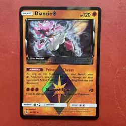 Diancie Prism Star Holo Card 74/131 Forbidden Light Pokemon TCG - Image 1