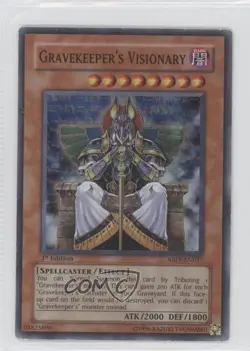 Gravekeeper's Visionary (Super Rare) 1st Ed. YuGiOh Absolute Powerforce READ - Image 1