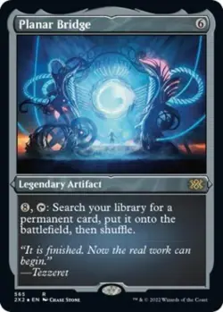 MTG English Planar Bridge (Foil Etched) NM Foil Double Masters 2022 - Image 1