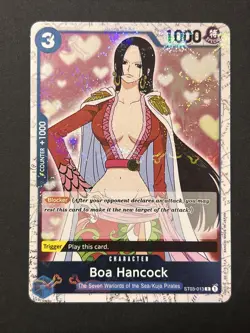Bandai Boa Hancock One Piece CCG ST03 Special Holo Character Card ST03-013 EN - Image 1