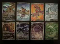 Pokemon TCG Lot 8 Cards NM Japanese Korean ex Full Arts/IRs - Image 1