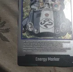 Bandai Dragon Ball Super Card Game Energy Marker Trunks Bulma E-62 Foil - Image 5